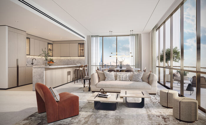 Terracotta Accents, Open-Plan Living — design inspiration, not a Crownstone project photo